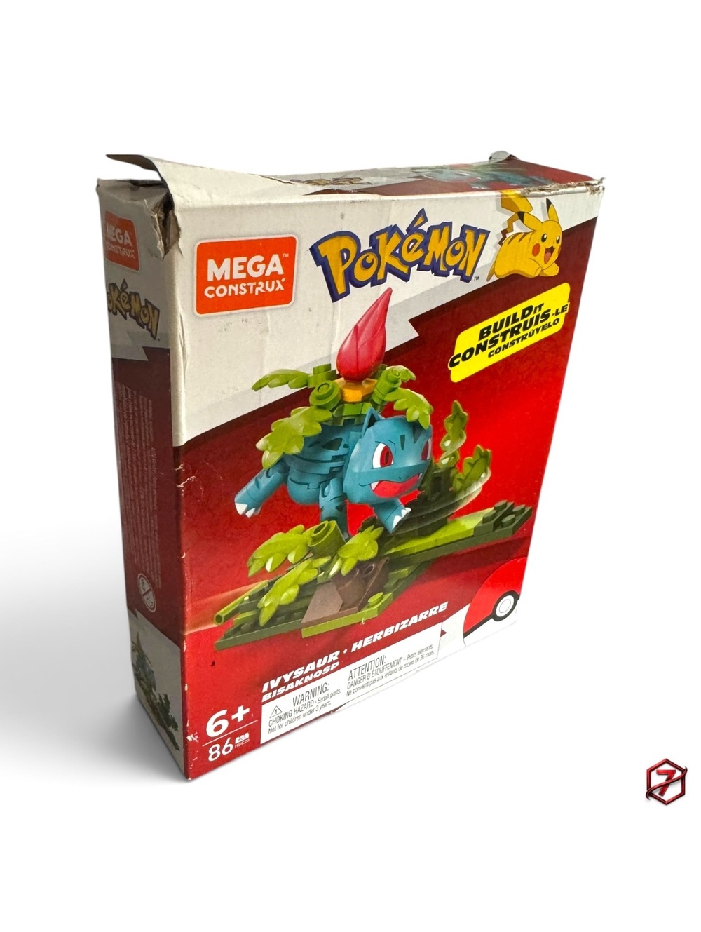 Mega Construx Pokémon Ivysaur 86-Piece Building Set HDL84 Complete w/ Box